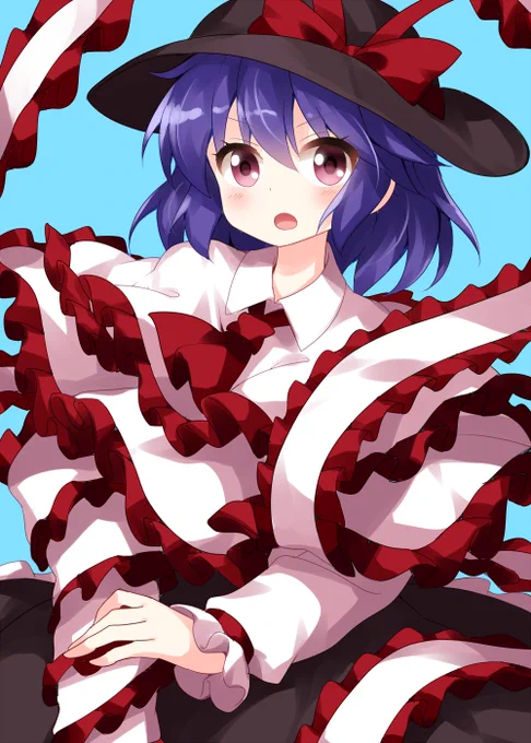 #深夜の真剣お絵描き60分一本勝負 永江衣玖 