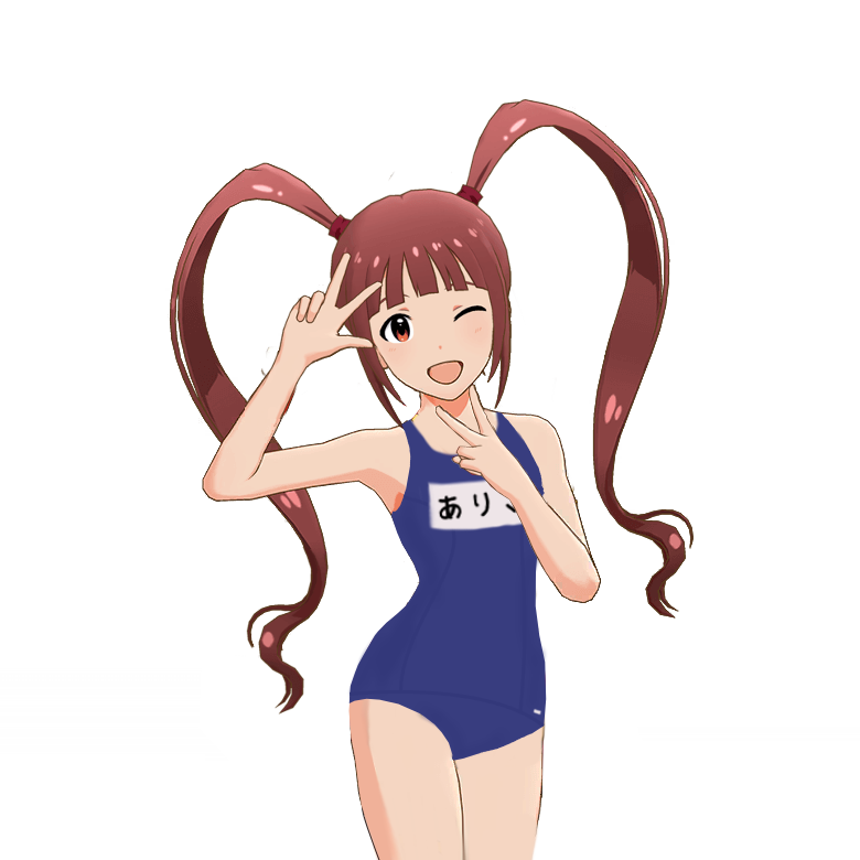 Morisob 眼鏡が欲しい Twitter ನಲ ಲ 亜利沙 アイドルちゃんのスクール水着 の撮影があるって聞いてたのに私が着るんですか でも 憧れのスクールミズギちょっと嬉しいかも ムフフ 松田亜利沙 ミリシタコラ