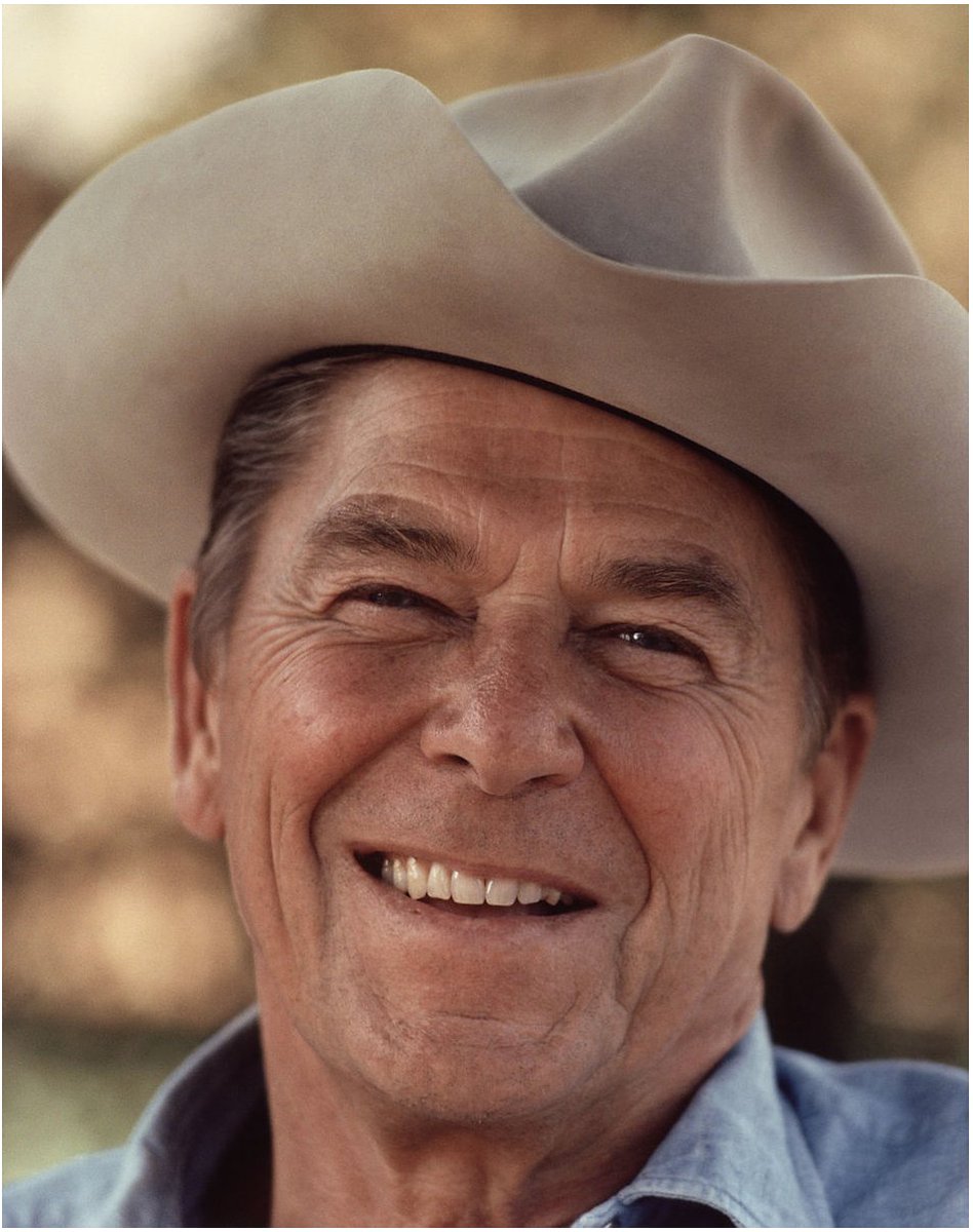 What exactly did "redistributing wealth" mean? It's rooted in American history. Reagan rode to power on a specific image, that of the American cowboy. 3/