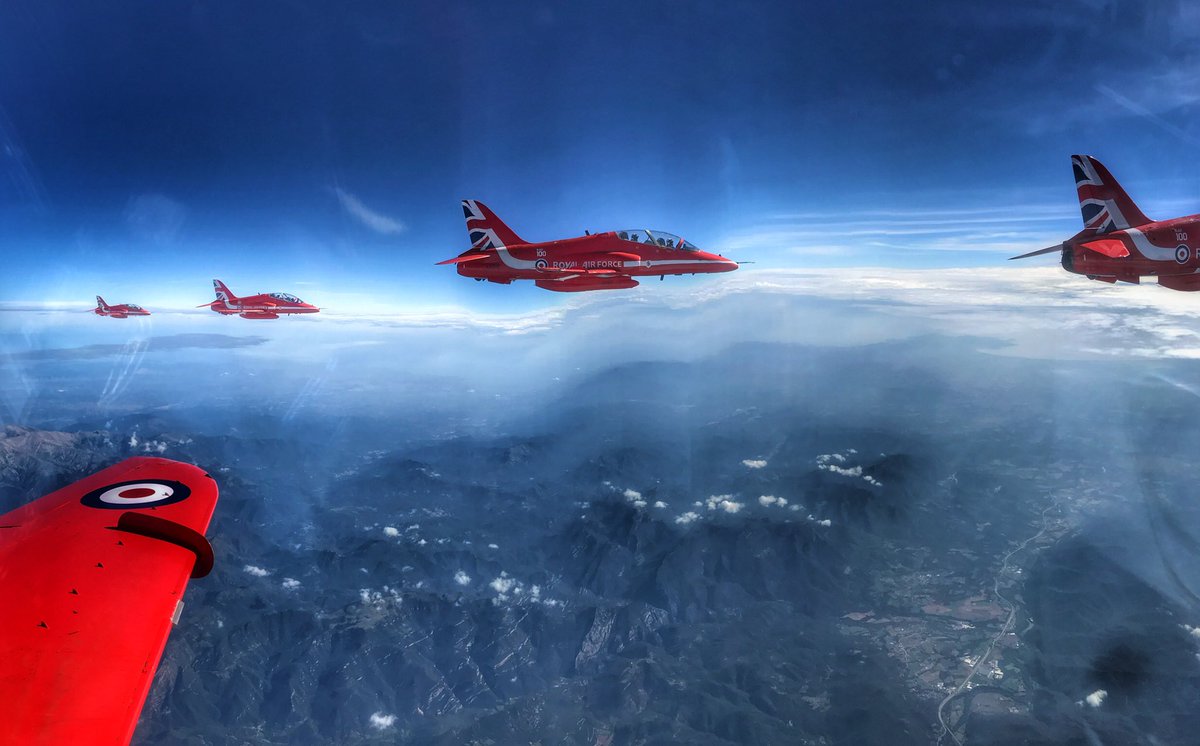 Occasionally small things remind me what a unique vocation this is- still chuckling at yesterday’s exchange with the friendly Reims-sector Air Traffic controller. 

ATC- “How many aircraft have you in formation at FL280?”
Reds- “11 aircraft ma’am.”
ATC- “WOW. Nice.”