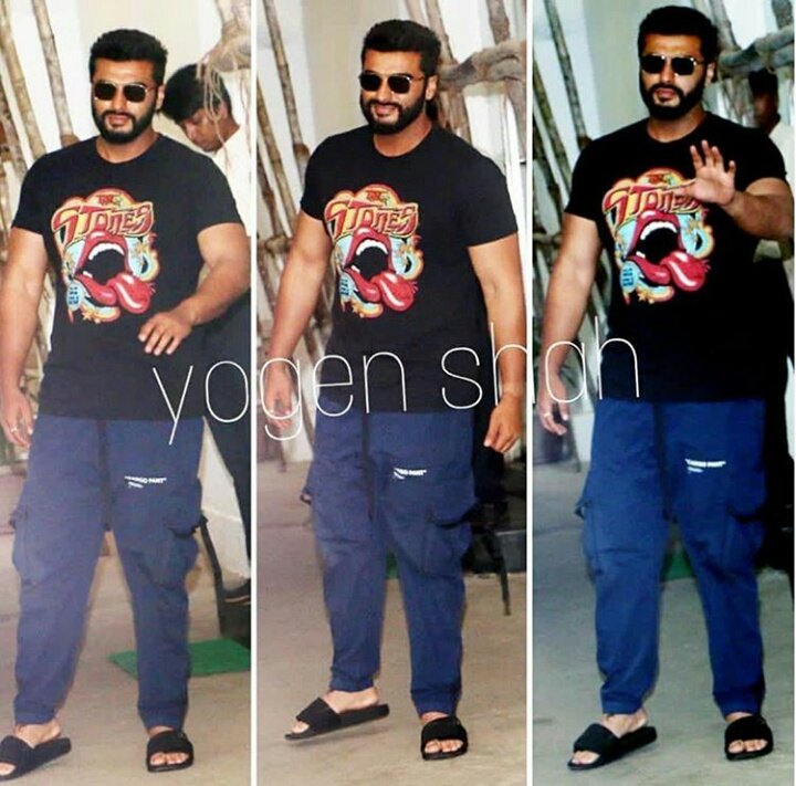 ArjunKapoorCafe's tweet photo. [NEW] @arjunk26 clicked at Dubbing Studio ~ Sunny Super Sound today!😍💗 #HelloHottie 
📷Courtsy: yogenshah, avinashkbaba (Instagram) https://t.co/gpzBnYlbXq