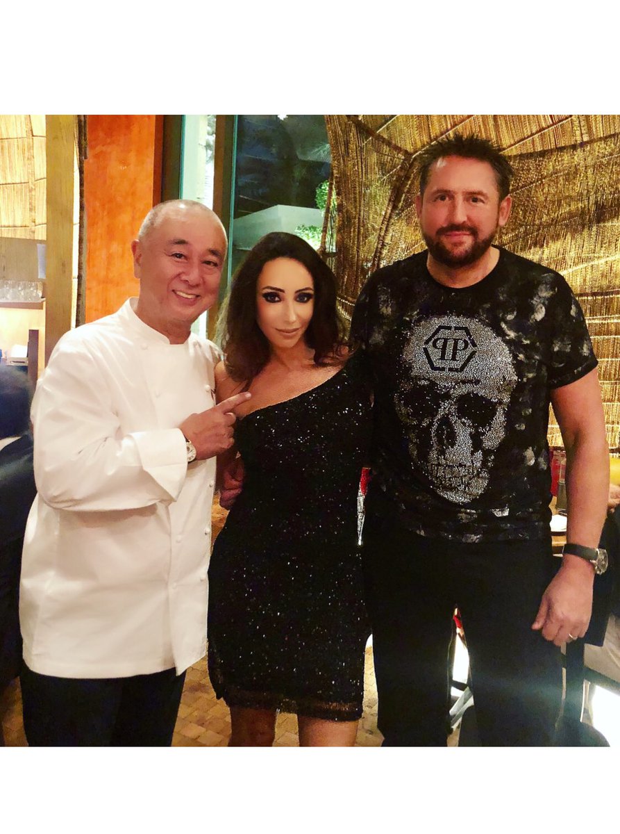 Stacey_Lamace's tweet photo. Such a lovely night out at the local 😀 @nobudubai amazing food as always from the amazing @therealnobu 😀Fully Embellished Dress by @lamaceworld ! Online Now! 
_____________________________________________ #nobu #lamace #couture #readytowear #fashion #dubai #uae https://t.co/xsafJL08dK
