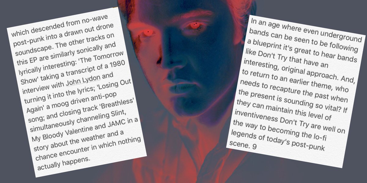 Beelzeblog1's tweet photo. ✍️Support independent music journalism✍️

Our very own Dom Bourne reviews @buzzhowlrecords' latest release 'Elvis Is Dead', an EP by new #postpunk band @donttrytheband (who a little birdie tells me have something special planned for #CassetteStoreDay) https://t.co/Y0FnISX02U