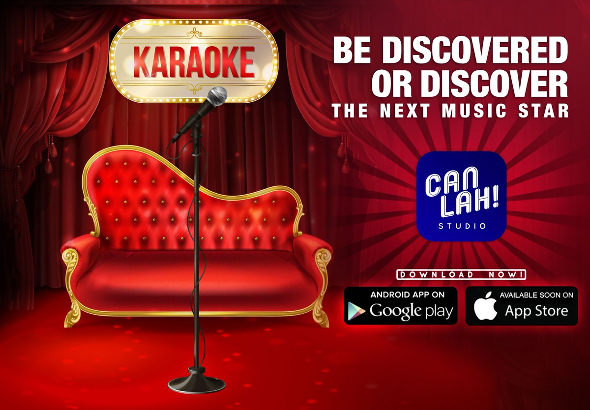 CanLahStudio's tweet photo. Be a music star with canlah! studios
#Sing #Dub and #Act Discover your love for music

Download &amp; Get Started ➤ https://t.co/W3jc81d1jf  

#music #fun #Happening #Canlahstudio #Karaoke 
#Sing #Dub #Act https://t.co/UQ8RWTmJiZ