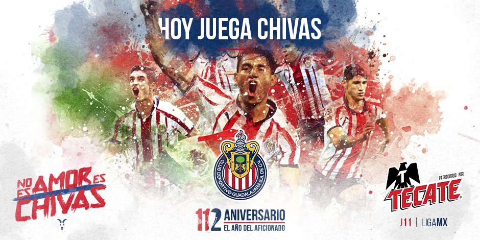 ¡LLEGÓ EL DÍA! 🙌🇫🇷 ¡#HoyJuegaChivas el Clásico Nacional en la #CapitalRojiblanca!