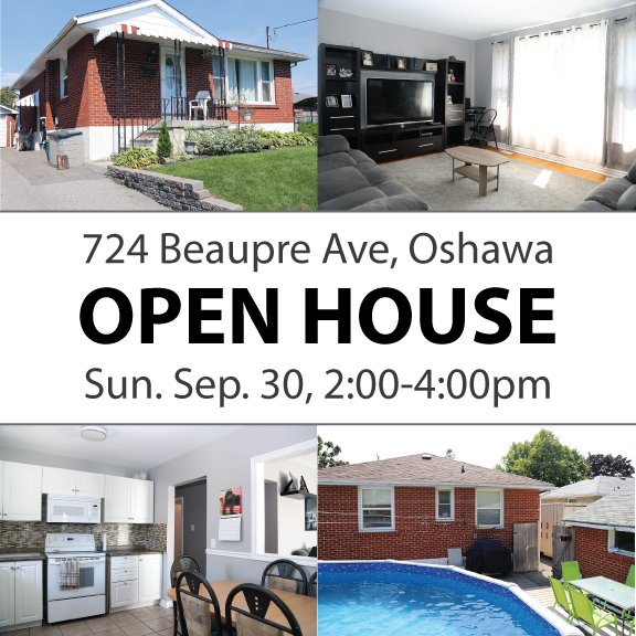 #OpenHouse Today, 2pm-4pm. Nice Brick Bungalow in #Oshawa. Well Maintained 3+1 Bed, 2 Bath Home w/ #InLawSuite. Great #DurhamRegion #RealEstate #Investment. #CashFlow Potential of $639/Month if Converted to #Duplex. Steps to #LakeOntario. $489,500. Call #PunkRockRealty for Info!