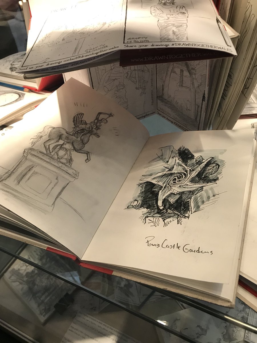 volartswales's tweet photo. Finalising the #DrawnTogetherWales exhibition in @AmgueddfaCymru 
Opens on Tuesday 2 October! https://t.co/9evoB1BfOa