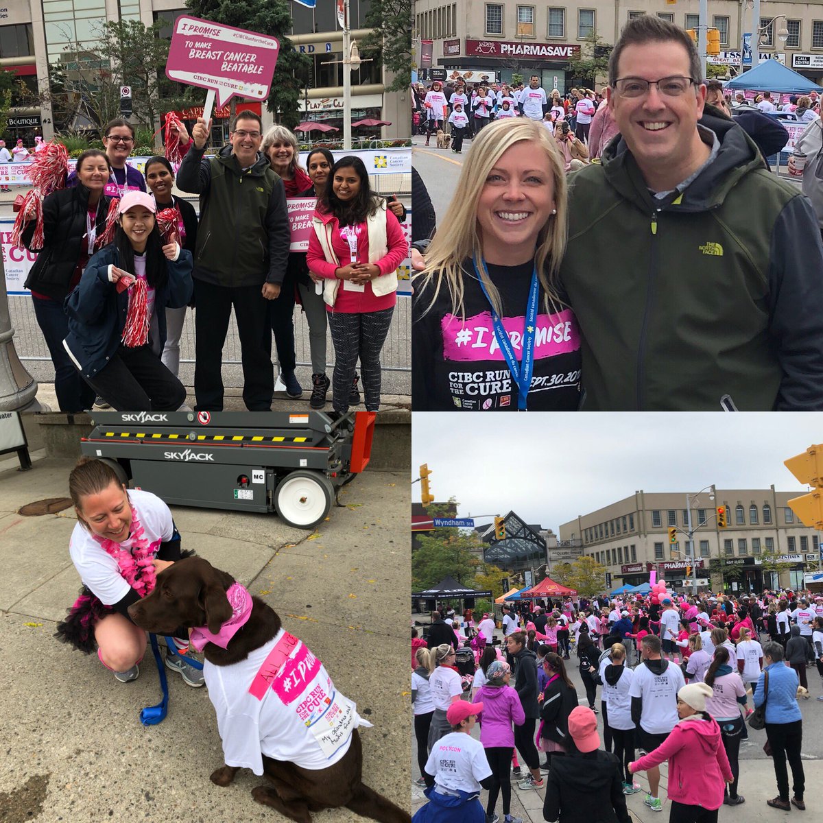 CamGuthrie's tweet photo. Wonderful way to start the day with 2 charity walks! #CIBCRunfortheCure and #KidneyFoundation! #Guelph certainly shows up to support, that’s for sure! #GuelphProud https://t.co/GHh4i1DwEH