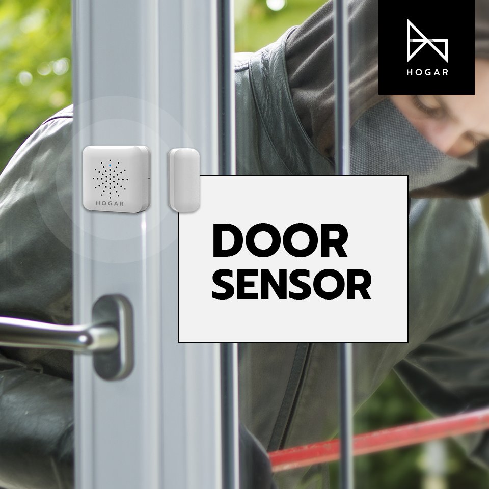 HogarControls's tweet image. An intelligent door sensor that detects open or close state of any door by monitoring separation between the sensor and magnet
#Hogar #SmartHomeAutomation #DoorSensor