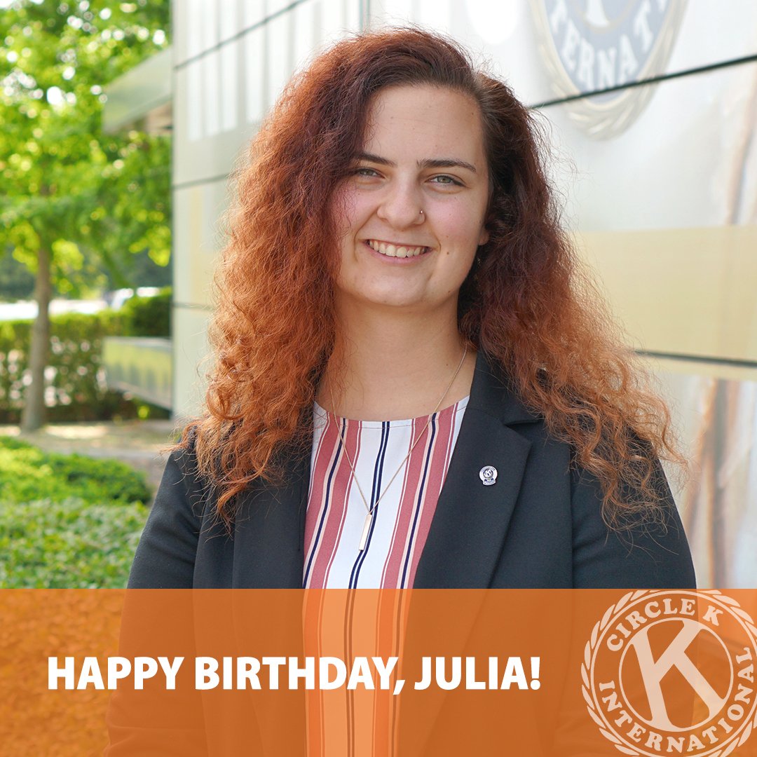 circlekintnl's tweet photo. Happy birthday to our Circle K International vice president, Julia Dressler! #choosecki https://t.co/NKCDwqvaRZ