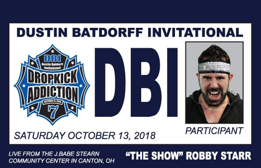 DBi_Wrestling's tweet photo. Last year, @robbystarr117 outlasted everyone to win #DBi6. Now he's bringing a new attitude and a killer instinct to #DBi7 on October 13th in #Canton! #DropkickAddiction 

@WrestlingCheers https://t.co/UrQXhPyFqf