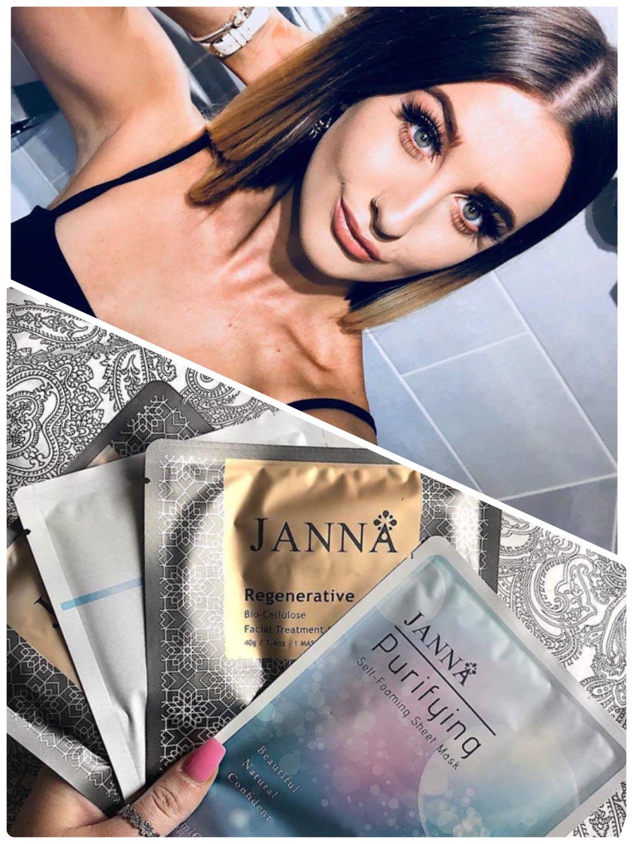 jannaskin's tweet photo. If you have oily skin and you had just used a clay mask, feel free to apply a sheet mask after that to rehydrate the skin and for seriously amazing results. https://t.co/jLja72nEq9