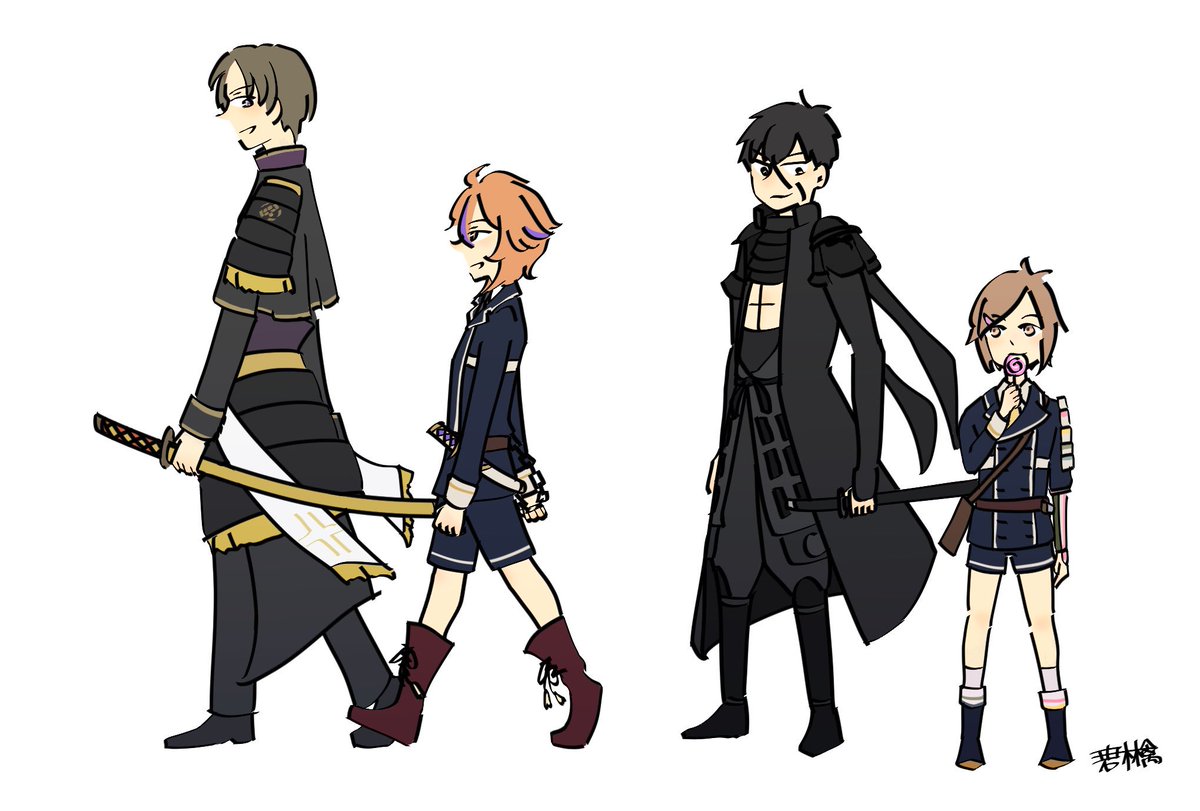 碧林檎 極打刀と修行前の高練度短刀の組み合わせ かわいい 極歌仙さん 極秋田くん 今剣ちゃん 薬研の部隊に2人組のどちらかを突っ込んで7 4長距離レベリング E