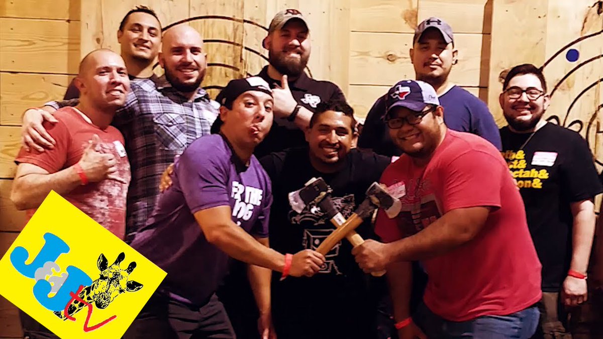 JennAndJorgeTV's tweet photo. New VLOG🦒"STOP! Making Excuses, Start Creating Experiences (also Axe Throwing)"
https://t.co/3v1tpPeAkk
📺
#JennAndJorgeTV #JJTV #DareToBeWeird #AxeThrowing #ClassAxeThrowing #SanAntonioLiving #SanAntonio #SanAntonioTexas #StopExcuses #CreateExperiences #CreateSomething https://t.co/nSoa1JsmKa