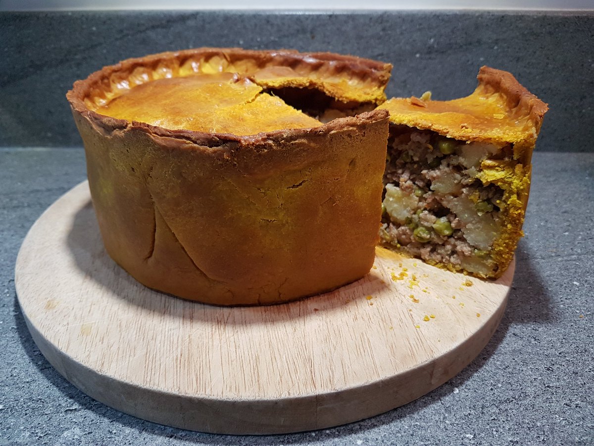 IainHarley's tweet photo. @BegumNadiya The Foodie Group I'm with on Facebook is doing a challenge this week to cook some of your recipes. I had a go at your samosa pie for my entry. Huge hit with my daughter, it was gone in a flash! https://t.co/FA3lCZrnAj