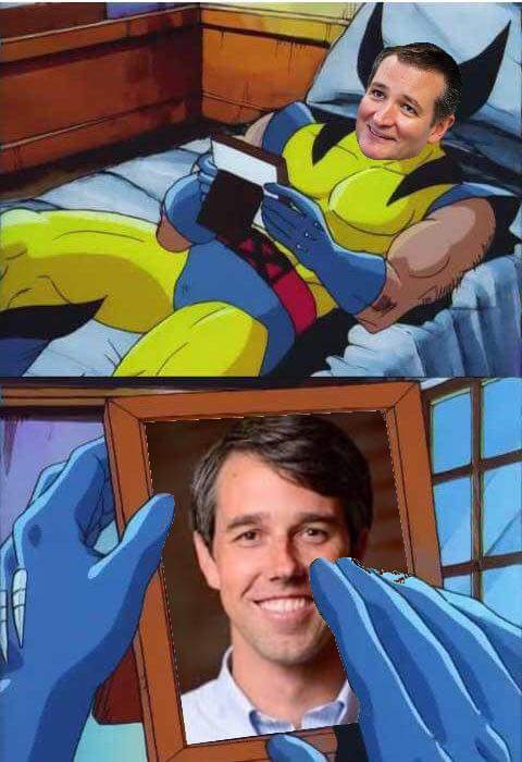 FeistyBroad's tweet photo. @BetoORourke @tedcruz 😂 #VoteBlue #VoteBeto https://t.co/Eqqx7OCUEm