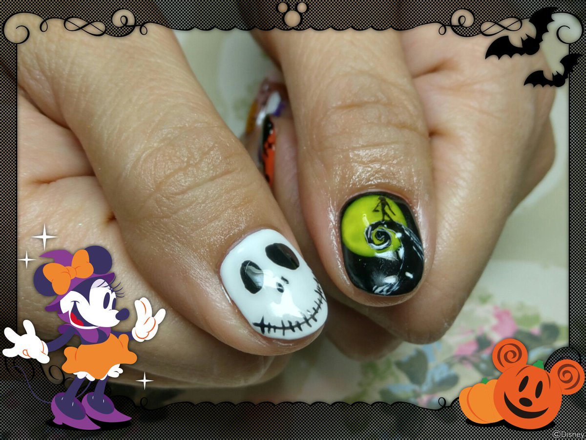 ディズニーハロウィンネイル ディズニーハロウィンネイル