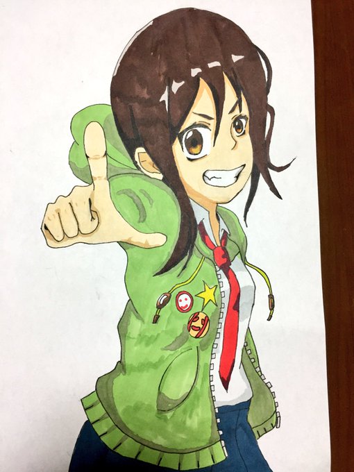 タフさんがTwitterに投稿した瀬戸ファーブ(ゾンビランドサガ)のイラスト。