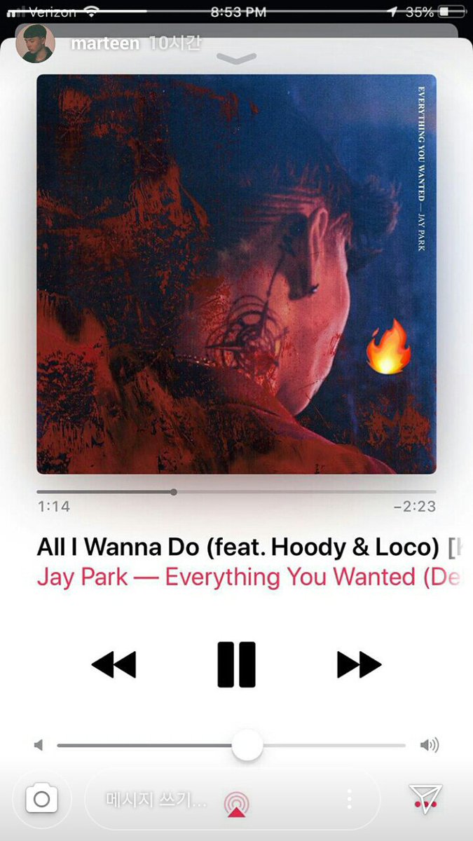 And Marteen Posted Jay Park All I Wanna Do Feat Hoody Loco On His Ig Story And Marteen Posted Jay Park All I Wanna Do Feat Hoody Loco On His Ig Story