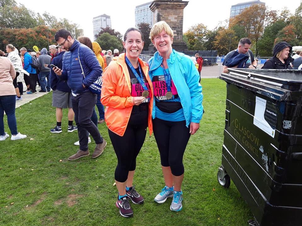 WBurghPrimary's tweet photo. A huge Willybugs Well Done to Mrs Vandal and Mrs Thomson who completed the Great Scottish Run half marathon today. Well done to both on a fantastic run! #fitfolk #wellbeing #bestDHTs #proud https://t.co/IJGw1fjaLj