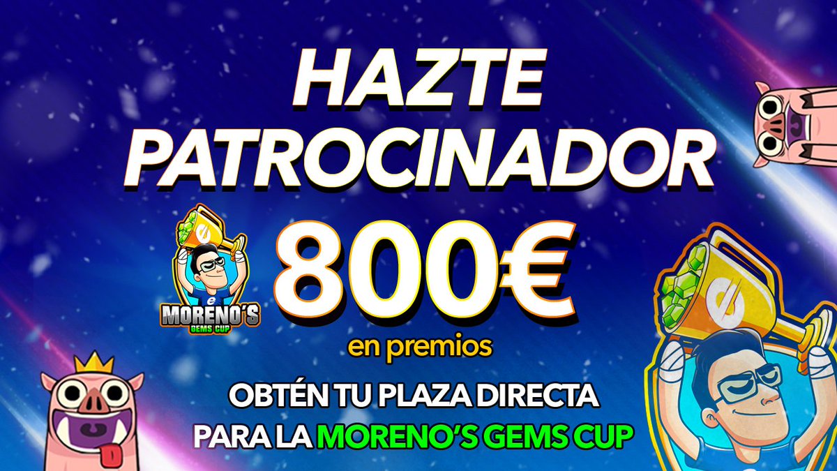 RevolAimar's tweet photo. Chic@s!! ¿Queréis un ultimo #HardMode de la Temporada 4ª  de #MorenoCup4? 
Recuerdo que si os hacéis Patrocinador en el día de hoy obtendrás tu plaza para jugar Bracket de 800€ #ModoHard + Torneo #ModoEasy de 200€! 😍
Hoy 18:30🇪🇸 Vendrá @Siercr
📹https://t.co/2SjBQslqoc https://t.co/YqeZ2NjO2h