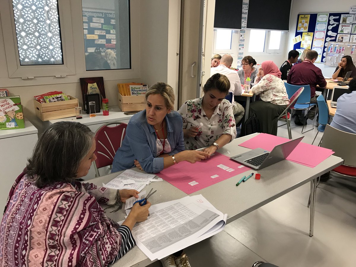 SISQdoha's tweet image. All #sisqdoha primary teachers are involved in the development of our language #scopeandsequence &amp;amp; working out the placement of #learningoutcomes as integrated/non-integrated/year-long #pypchat #pyplanguage #languageintergration