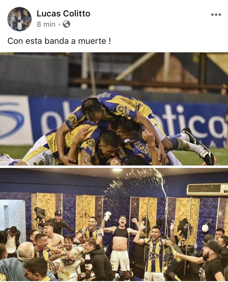 matihauspi's tweet photo. #Atlanta | El mensaje de Lucas Colitto en sus redes sociales, tras la agónica victoria por 4-3 ante #EstudiantesBA

“Con está Banda, a muerte”

@ClubesPortenos 
@ImpactoBohemio https://t.co/hnMoIzgZ3M