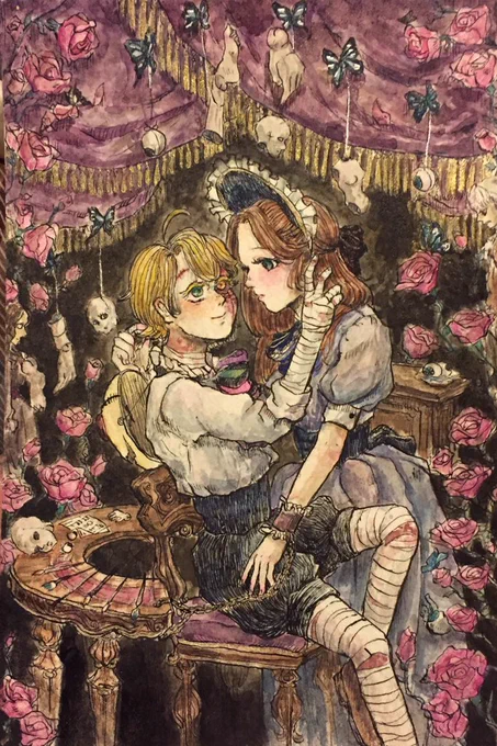 @ningyou_sinsi 
この二人でこんな感じになるよていです。今度しっかりコンセプト決めます。 