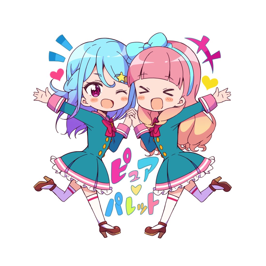 ピュアパレット！ #アイカツ! #アイカツフレンズ! #湊みお #友希あいね