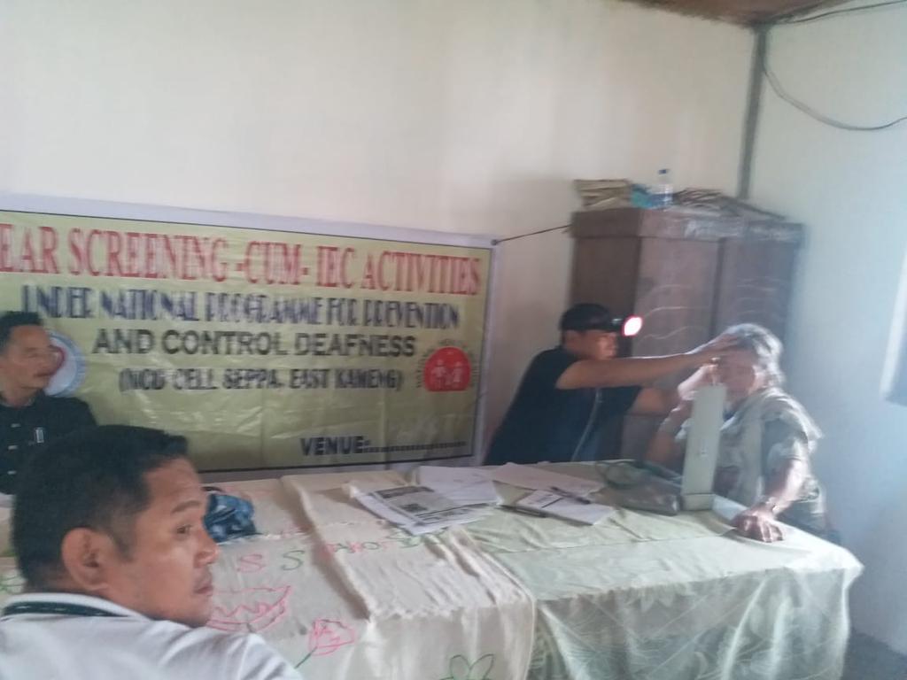ArunachalNhm's tweet photo. Free Screening camp under National Programme for prevention & control of Deafness #NPPCD at #Eastkaming District. @MoHFW_INDIA https://t.co/CQkwrfRyXU