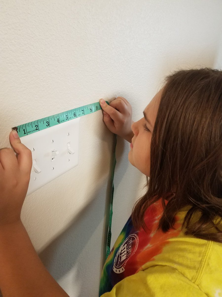 KnightSkyTeach's tweet photo. If you give a STEM student a tape measure... lol #MathContest @StemAcademyS https://t.co/NbdVLjLCXB