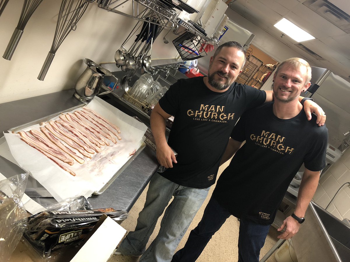 So grateful for all the guys serving on this year’s ManChurch team. Looking forward to the many men, sons and the friends they are bringing with them tonight! <a href="/Christ_Place/">Christ Place Church</a>