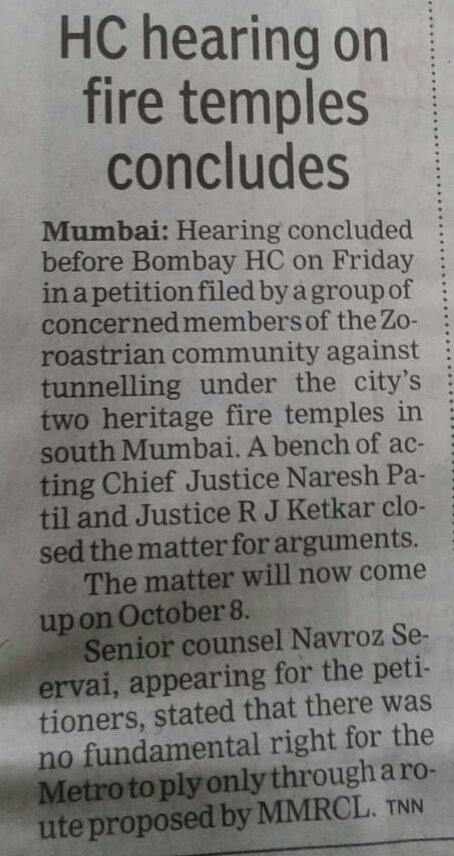 ZarthostiKomDin's tweet photo. @UNESCO @IndiaatUNESCO @narendramodi_in @narendramodi Please HELP #SaveAtashbehrams in #Mumbai ancient #Zoroastrian #FireTemples face imminent danger from #Metro construction #Petition2SaveAtashbehrams with +14K signatures has been submitted to #NarendraModi #PMOIndia #PMonAIR https://t.co/qR2rQ8JLWW