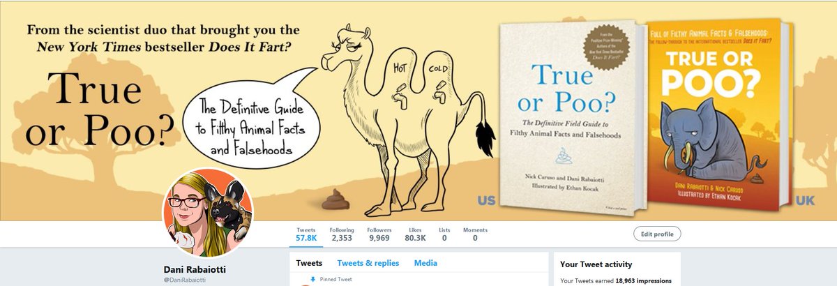 My banner advertising True or Poo