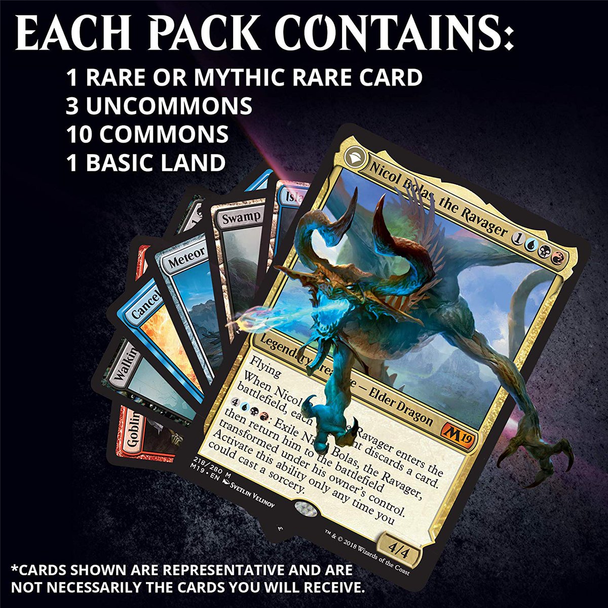 Magic The Gathering Core 2019 booster packs MTG