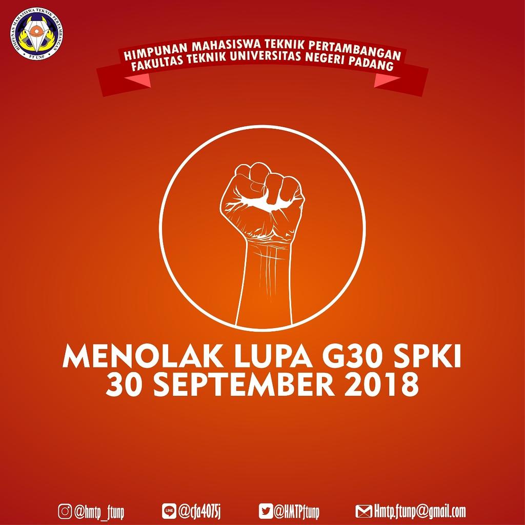 G30SPKI adalah peristiwa yang terjadi pada malam 30 september 1965 sampai 1 oktober 1965 ketika 7 perwira tinggi indonesia beserta beberapa orang lainnya dibunuh dalam suatu usaha kudeta