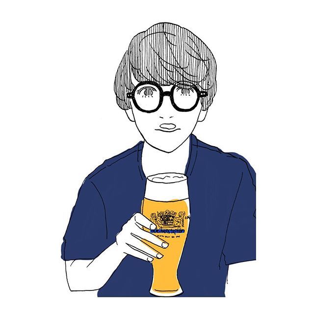 ট ইট র Aoi Miyamoto あげちゃえ ビール ビールおじさん ヴァイツェン Illust Illustagram シンプルイラスト イラスト おえかき Pendrawing ビールイラスト Illustration ペンイラスト Boy イラストレーター 酒飲み 眼鏡男子 雑多なタグすぎ