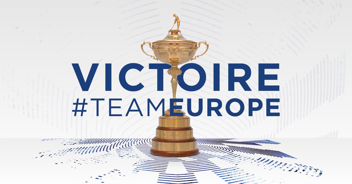 🏆 1997
🏆 2002
🏆 2006
🏆 2010
🏆 2014
🏆 2018

Six straight home victories.

#RyderCup #TeamEurope