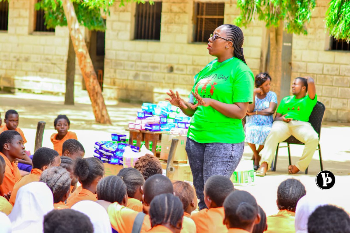 Diana Chitsaka Mwangala @ gift a girl child initia tweet media