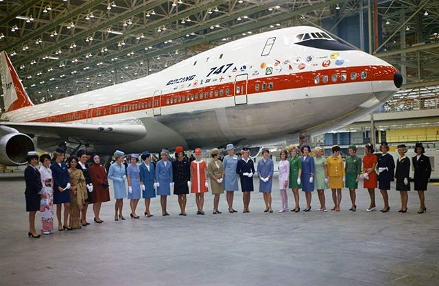 The first Boeing 747, September 30th, 1968 .. #history #aviationhistory #viralnetics #boeing #boeing747 #aviation