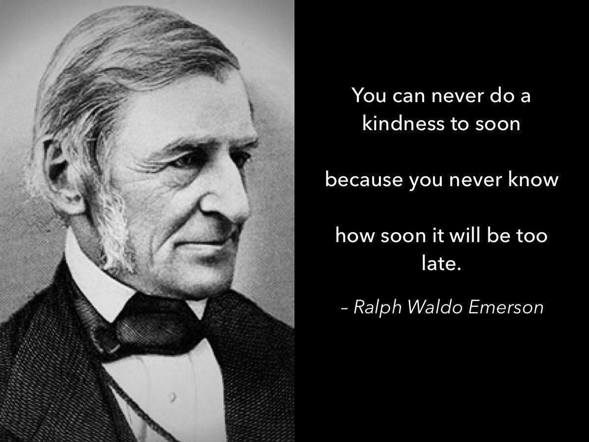 Marc_Perrone's tweet photo. "You can never do a kindness to soon

because you never know

how soon it will be too late."

Ralph Waldo Emerson

#1u #SundayMorning #canlab #UnionStrong https://t.co/XIJaXLMezJ