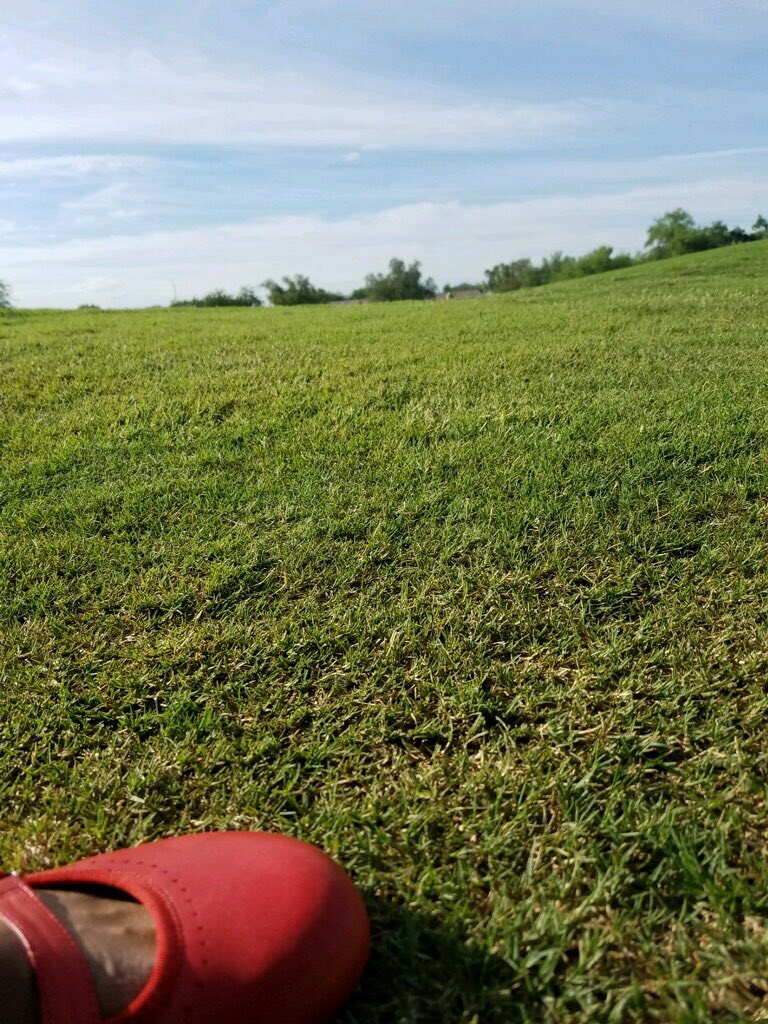 Every golf course needs an infusion of red shoes #nextpoint18
