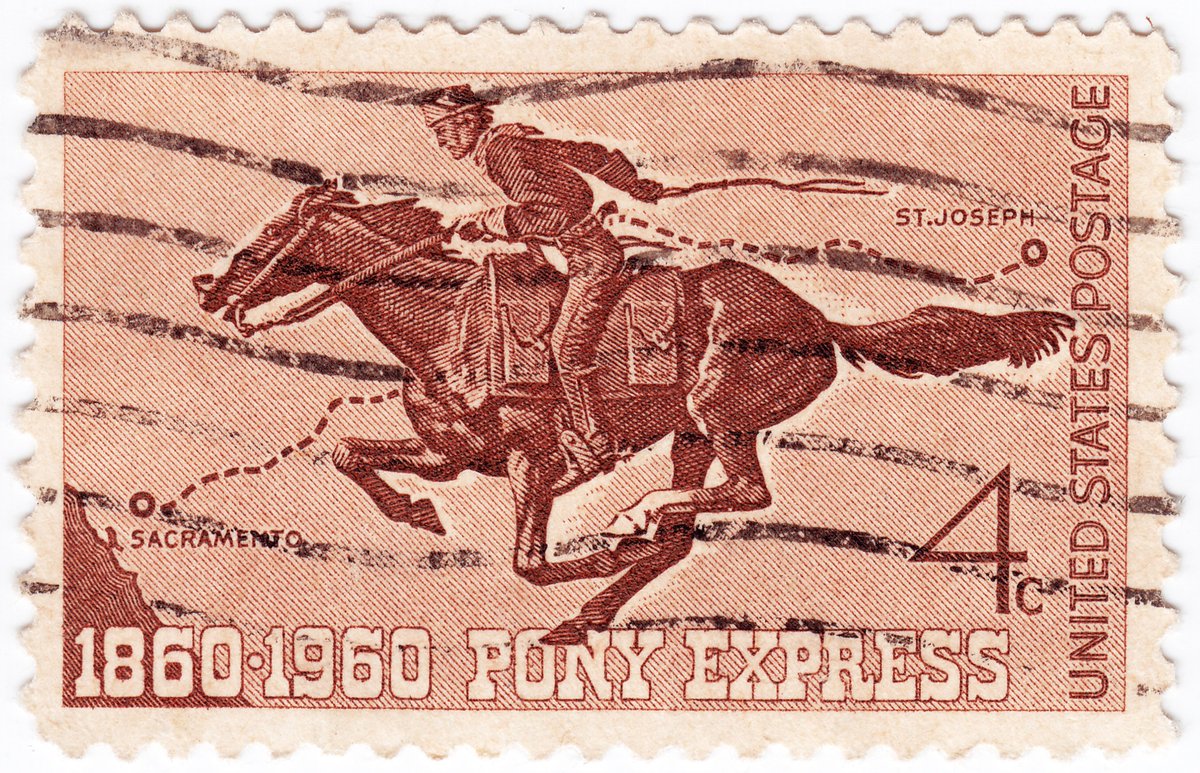 stablesecretary's tweet photo. Today is Pony Express Day - a day that celebrates the days of the wild west from April 3, 1860 to October 1861 when more than 80 young riders made it their duty to deliver the mail via #horseback. #stablesecretary #getitdone #makeiteasy #anytimeanywhere #ponyexpress https://t.co/LhfXp6d61z
