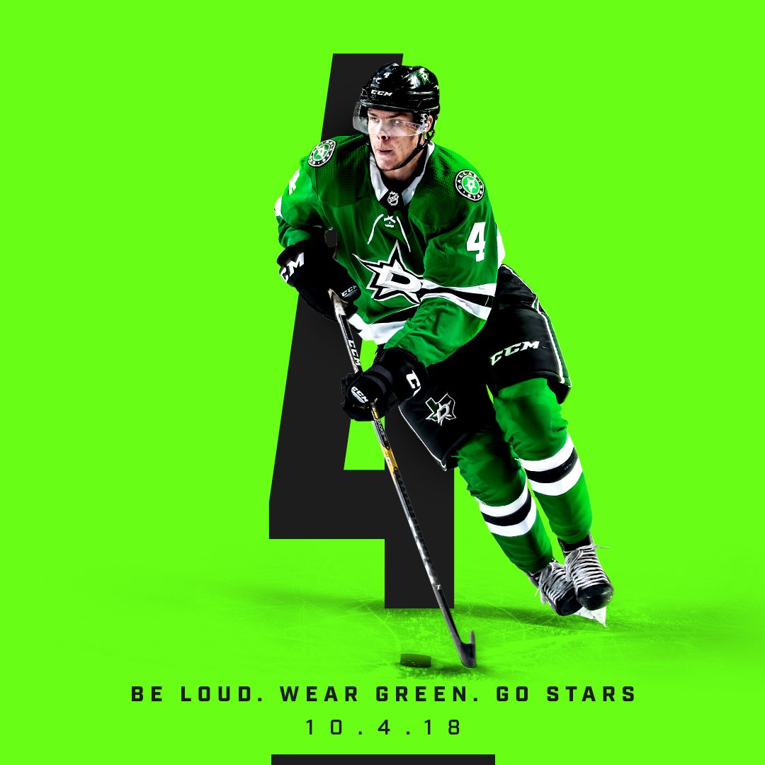 Dallas Stars on X: Be loud. Wear green. #GoStars