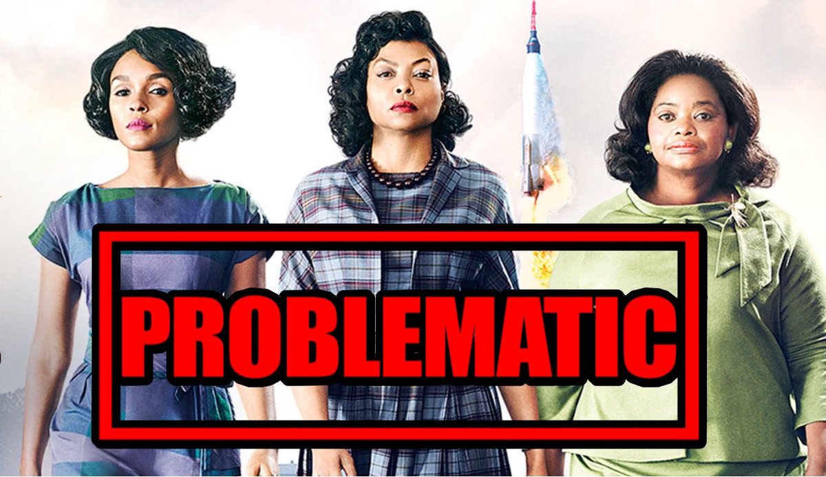 OffensiveCinema's tweet photo. HIDDEN FIGURES was regarded as a step-forward for diversity. However, the film’s Christian, heterosexual black leads make things a little too binary.

Depicting one of the characters as Muslim, or creating a love-triangle between the 3 women, could’ve made this less problematic. https://t.co/qFVBuHenzz