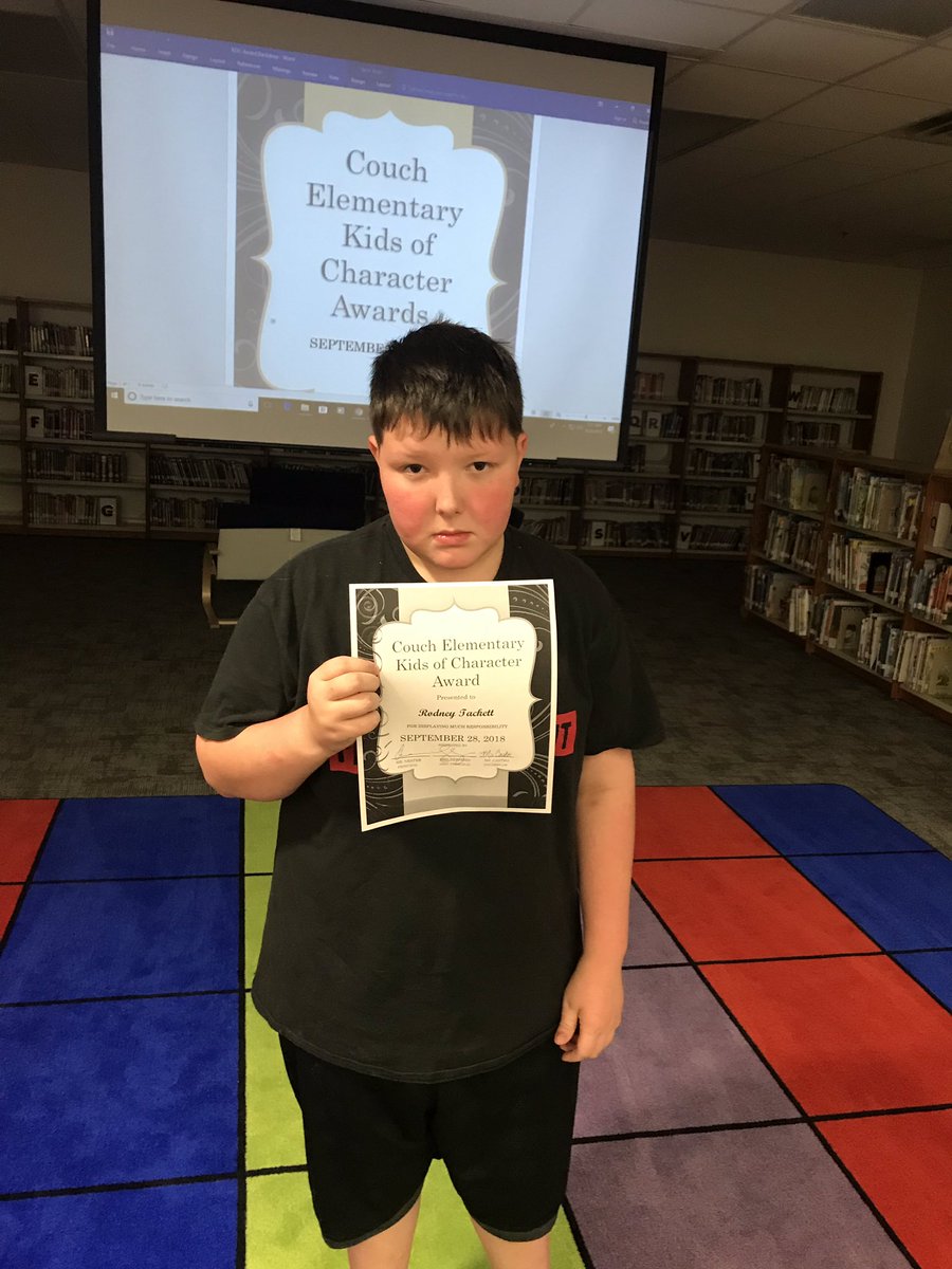 Couch Elementary On Twitter More Kids Of Character