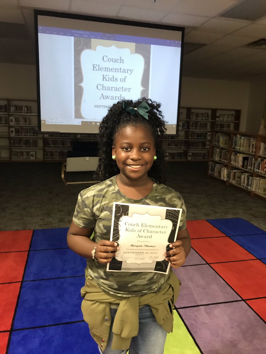 Couch Elementary On Twitter More Kids Of Character