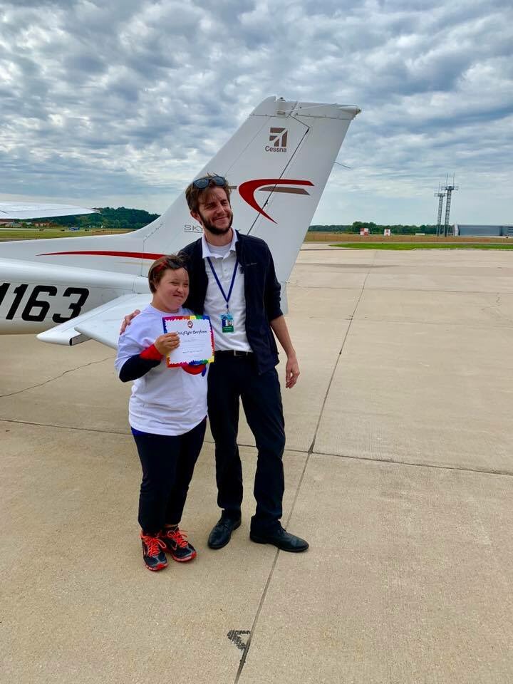 EliteFly1's tweet photo. Proud to take part in the Flying Vikings Program this weekend giving very deserving children the opportunity of a free airplane ride, in most cases their very first one! @EliteFly1 @Cessna #KSUS https://t.co/5Cf7UC8tGk