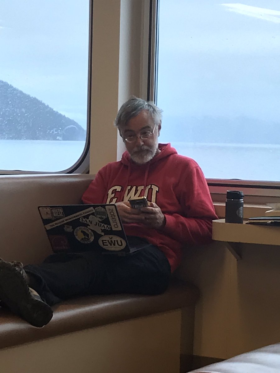 theprofunicorn's tweet photo. Our intrepid leader, @larrycebula. ##EWUHIST544 #wemadeit #tiredanddirty #weallneedashower #almosthome https://t.co/FqWmeWRGU8