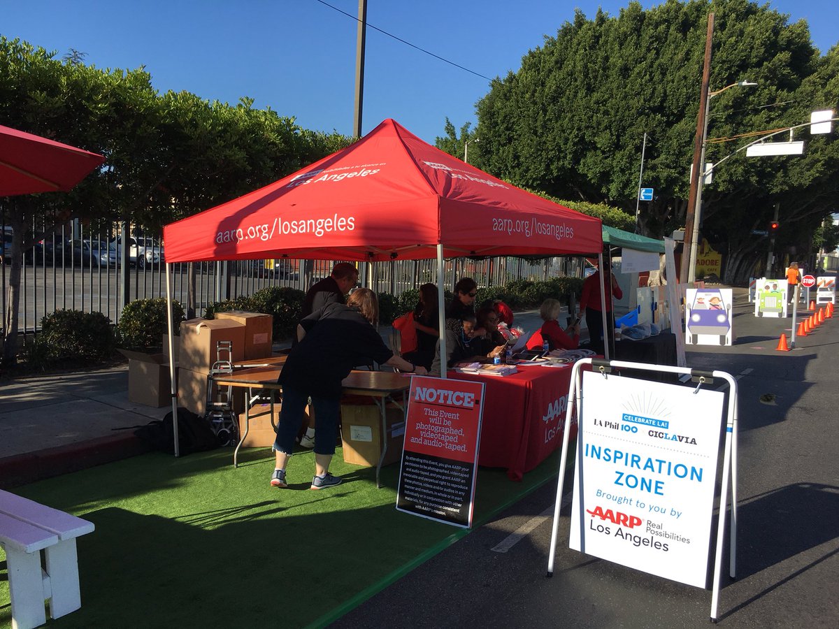 LuisAdvocates's tweet photo. Good morning LA! Today @AARPCA is at @CicLAvia to #CelebrateLA & age disrupters like our Founder #DrEthelPercyAndrus. Stop by our #InspirationZone at the Melrose hub (Melrose ave & Plymouth Bl) https://t.co/W1Uiqs5gp7
